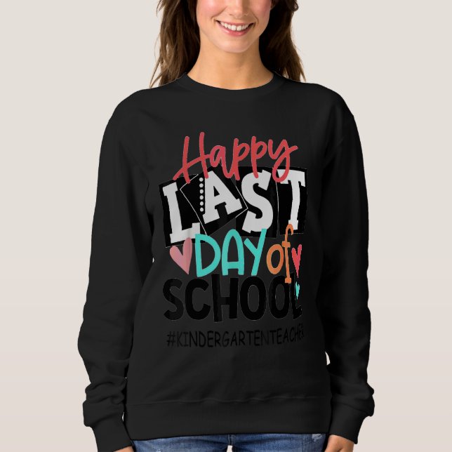 Sudadera Feliz Día Del Grado De Profesores De Jardín De Niñ (Anverso)