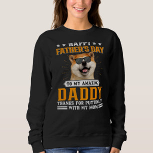 Sudadera Feliz Día del Padre Akita Perro papá para hombres