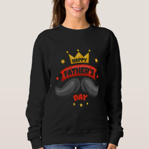 Sudadera Feliz Día del Padre con la cabeza en honor del Día