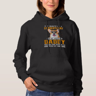 Sudadera Feliz Día del Padre Gales Corgi Dog Dad for Men