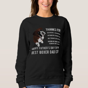 Sudadera Feliz Día del Padre Mejor Boxer Papá de Todos los