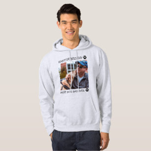 Sudadera Feliz Día del Padre, mejor foto del Personalizado