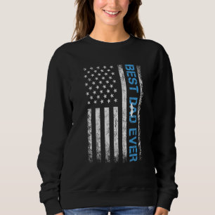 Sudadera Feliz Día del Padre mejor papá con nosotros, norte