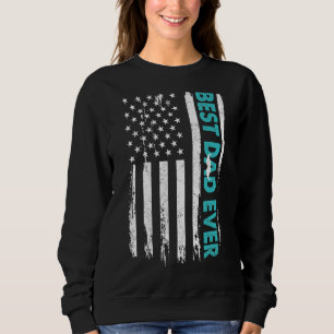 Sudadera Feliz Día del Padre mejor papá con nosotros, norte