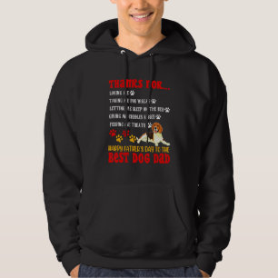Sudadera Feliz Día del Padre Mejor Perro Papá Beagle Perro