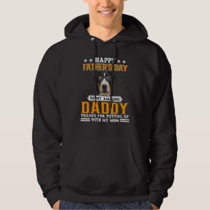 Sudadera Feliz Día del Padre, papá de perro de montaña suiz