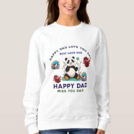 Sudadera Feliz Día del Padre, Personalizado de camiseta de 