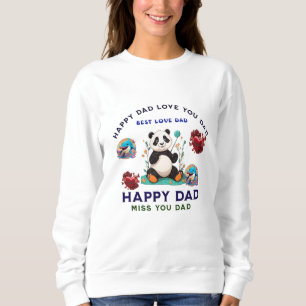 Sudadera Feliz Día del Padre, Personalizado de camiseta de
