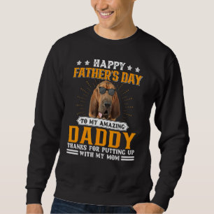 Sudadera Feliz Día del Padre Regalos de Papá Perro Sangrien
