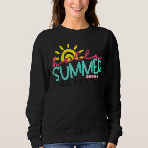 Sudadera Feliz Día Del Profesor De La Escuela, Hola Sum