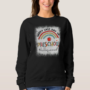 Sudadera Feliz Día Del Profesor De Preescolar Rainbow Hello