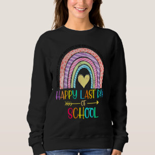 Sudadera Feliz Día Del Profesor Escolar Graduación Arcoiris
