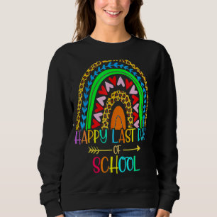 Sudadera Feliz Día Del Profesor Escolar Graduación Arcoiris