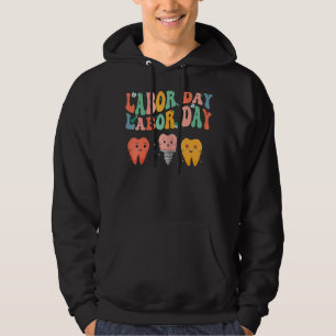 Sudadera Feliz Día del Trabajo Dentista Dientes Escuadrones