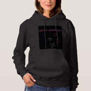 Sudadera Feliz Día del Trabajo Patrióticas Estrellas Sudade