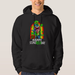 Sudadera Feliz Día del Trébol de Pat Trex Dinosaur Patricks