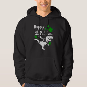 Sudadera Feliz Día del Trébol de Pat T's Dinosaur St Patric