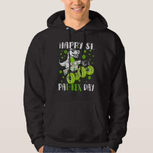 Sudadera Feliz Día del Trébol de St Pat Dino St Patricks Da