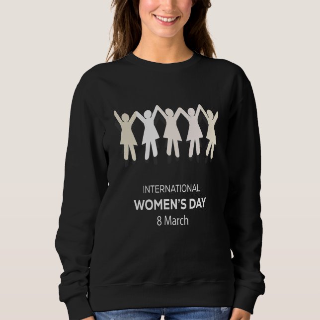 Sudadera Feliz Día Internacional de la Mujer 2022 3 (Anverso)