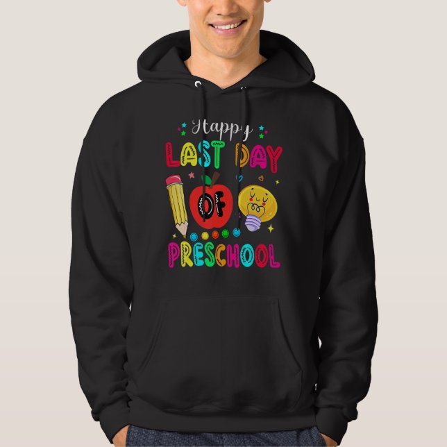 Sudadera Feliz Día Pasado De Estudiantes De Preescolar Niño (Anverso)