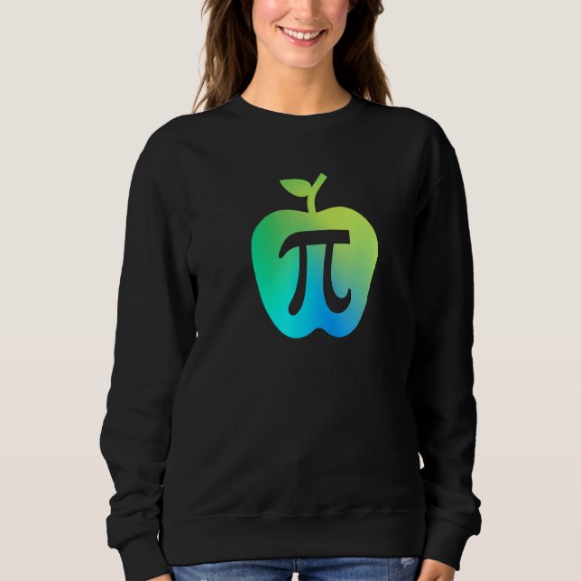 Sudadera Feliz Día Pi Cute Apple Pie 3 14 Graciosa Mat de C (Anverso)