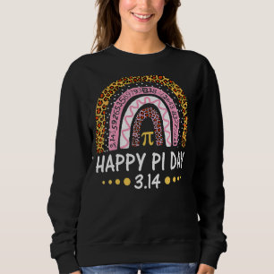 Sudadera Feliz Día Pi Matemáticas Maestra Leopardo Lluvia