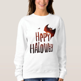 Sudadera Feliz diseño de murciélago en Halloween - espantad