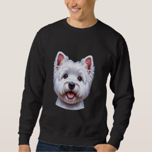 Sudadera Feliz dueño de perro Terrier Blanco de West Highla