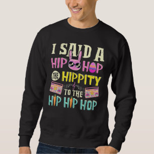 Sudadera Feliz Easter Hip Hop Rap Rabbit Guay Bunny Kids Bo