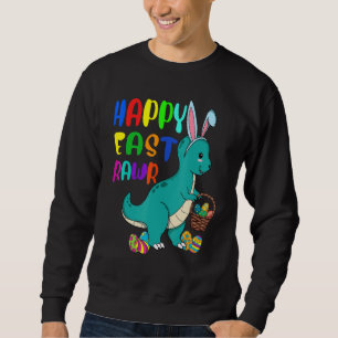 Sudadera Feliz Eastrawr Rex Easter Bunny Dinosaur Eggys Boy