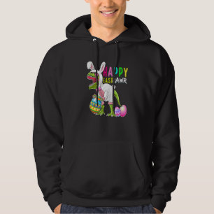Sudadera Feliz Eastrawr T Rex Dinosaur Bunny Egg Easter Boy