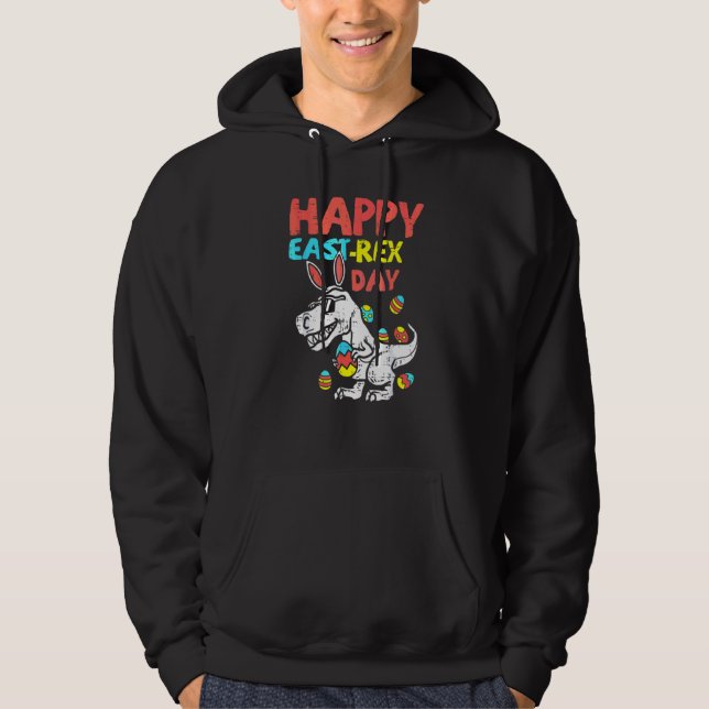 Sudadera Feliz Eastrawr Trex Dinosaur Niños Pequeños Eas (Anverso)
