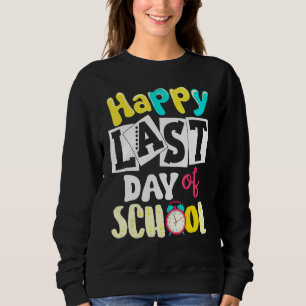 Sudadera Feliz El Último Día De Estudiantes Y Maestros 9