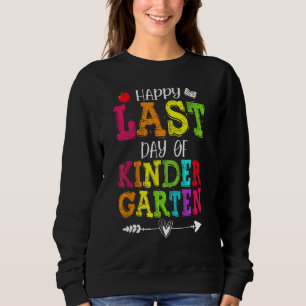 Sudadera Feliz El Último Día De Los Estudiantes De Jardín D