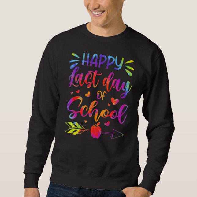 Sudadera Feliz El Último Día Del Colegio, Profesor De Tye. (Anverso)