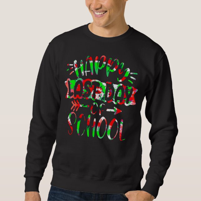 Sudadera Feliz El Último Día Del Colegio, Profesor De Tye. (Anverso)