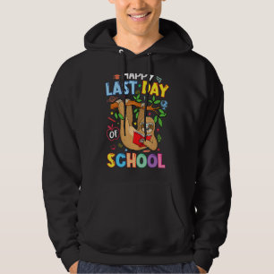 Sudadera Feliz El Último Día Del Escolar El Profesor Cute S