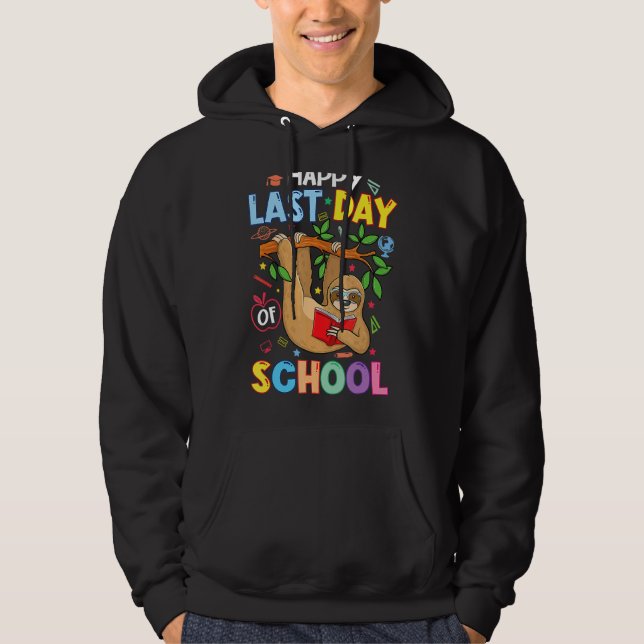 Sudadera Feliz El Último Día Del Escolar El Profesor Cute S (Anverso)