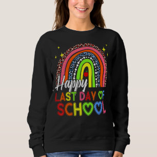 Sudadera Feliz El Último Día Del Profesor De Escuela Leopar