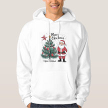 Feliz Feliz Navidad Santa Hoodie - Festividad