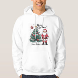 Sudadera Feliz Feliz Navidad Santa Hoodie - Festividad