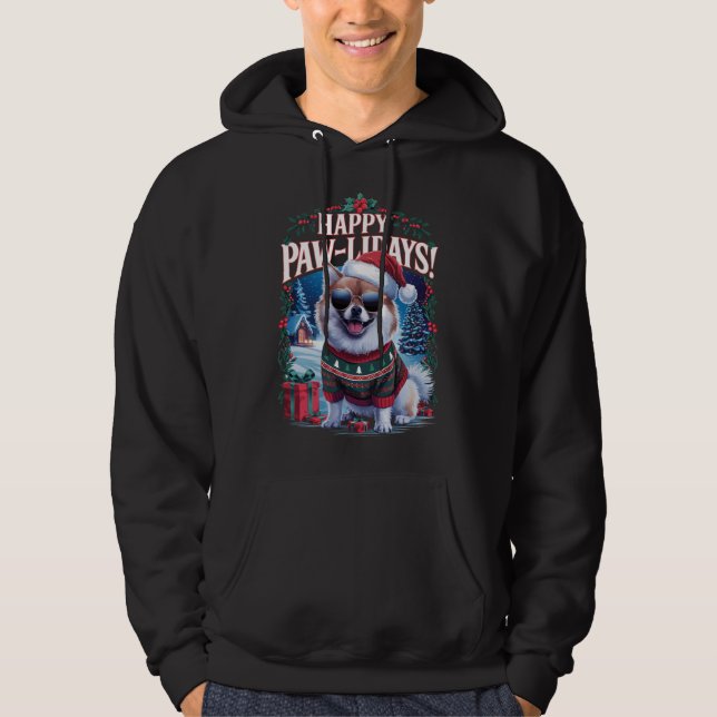 Sudadera Feliz feriado de Navidad en Pomerania (Anverso)