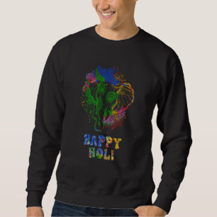 Sudadera Feliz festival de colores Feliz Holi mandala hindú