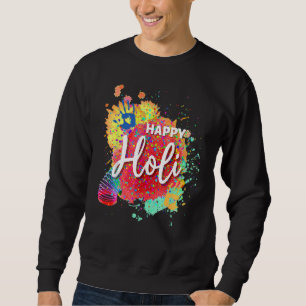 Sudadera Feliz Festival De Holi Color Corazón India Hindu P