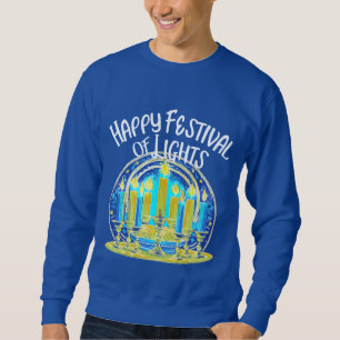 Sudadera Feliz Festival de las Luces Hanukkah Menorah