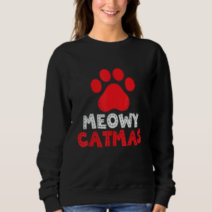 Sudadera Feliz Gatnavidad Gato Navidad Bonito Gatito