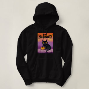 Sudadera Feliz Gato de Halloween
