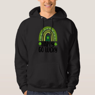 Sudadera Feliz Go Lucky Men St Patrick's Day Rainbow Love
