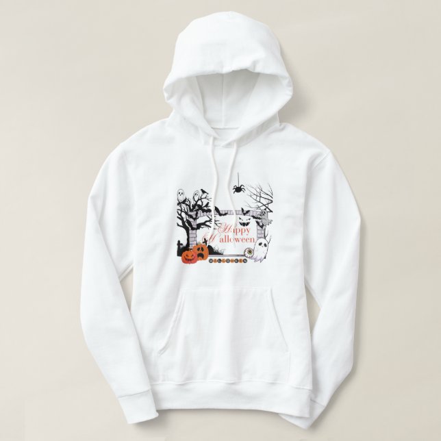 Sudadera feliz halloween (Diseño del anverso)
