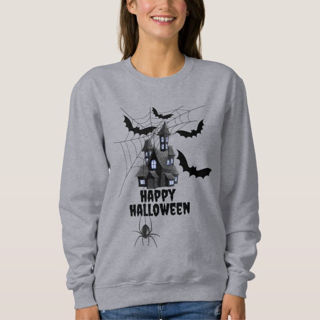 Sudadera feliz halloween (Anverso)